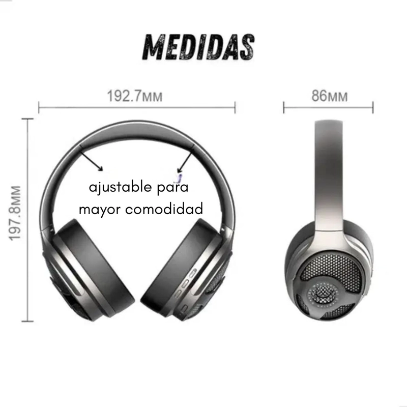 AUDIFONOS INALAMBRICOS BLUETOOTH CON ALTAVOZ 2 EN 1 - 2