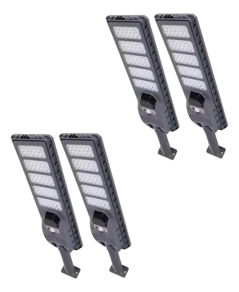 PACK 4 FOCOS REFLECTORES SOLARES 500W LED INALAMBRICOS - 1