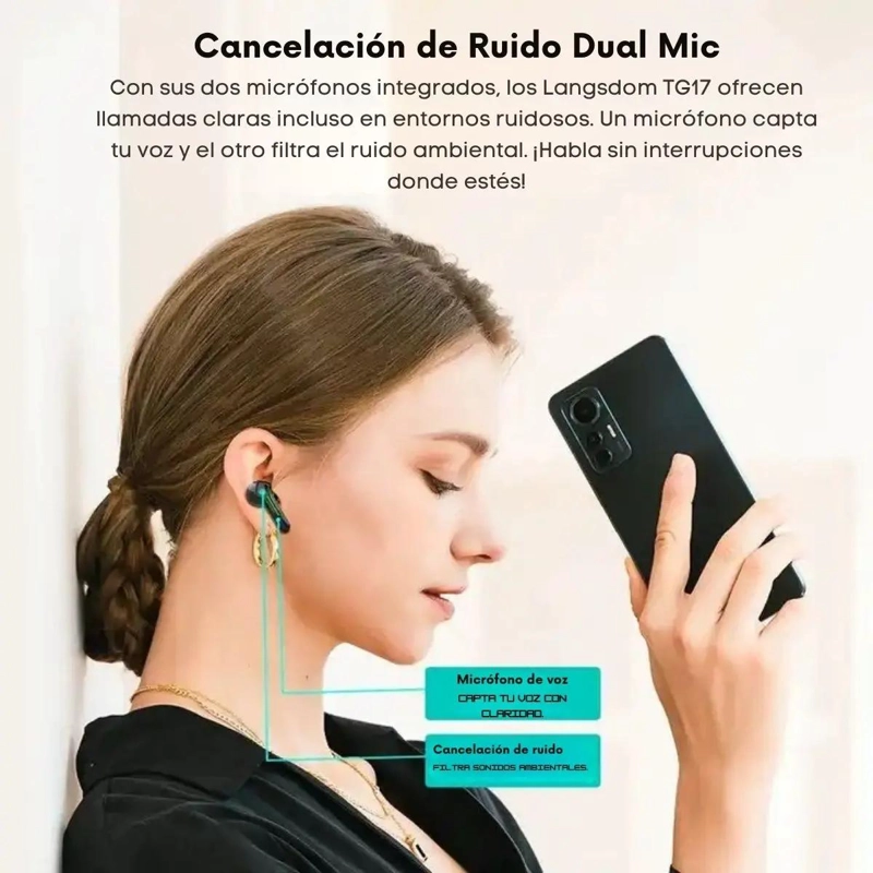 AUDIFONOS GAMER INALAMBRICOS CON BLUETOOTH 5.0 Y MICROFON - 2