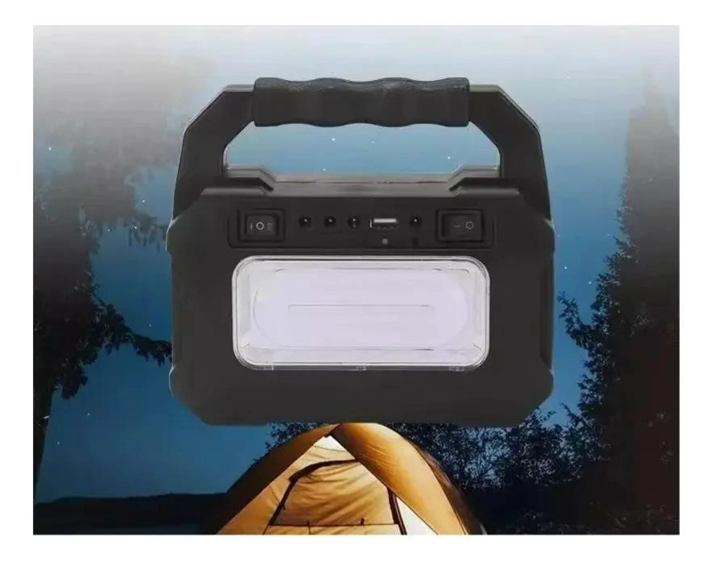 KIT SOLAR DE EMERGENCIA PARA CAMPING CON AMPOLLETAS 220V - 3
