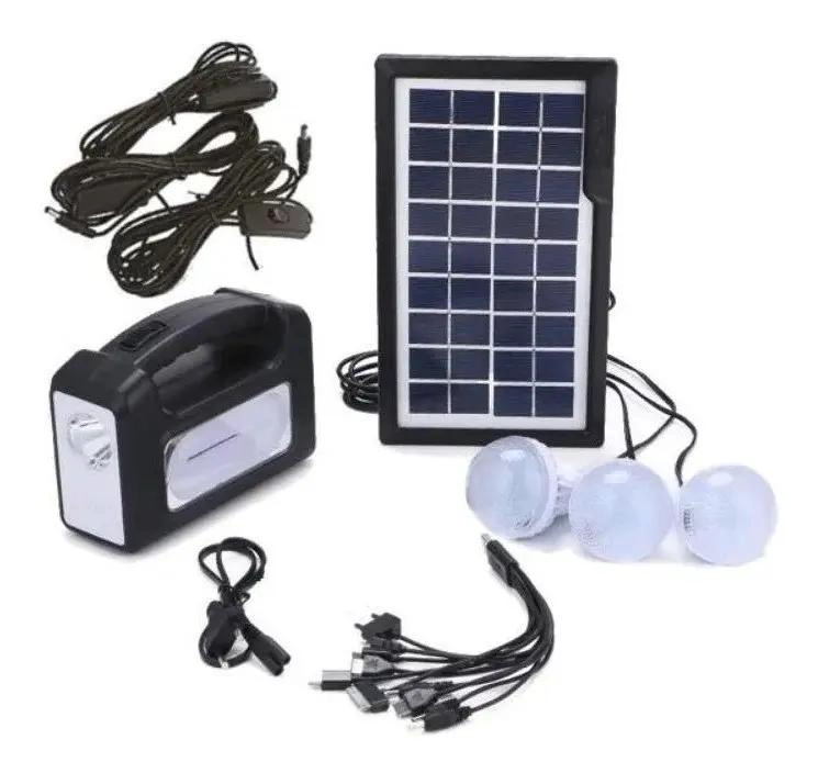 SISTEMA DE ILUMINACION SOLAR PARA CASA CON 3 AMPOLLETAS - 2