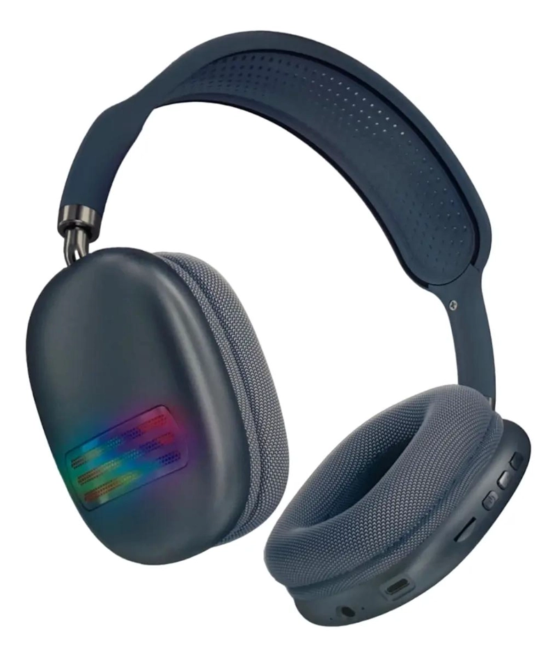 AUDIFONOS OVER-EAR INALAMBRICOS BLUETOOTH CON LUZ LED RGB - 2