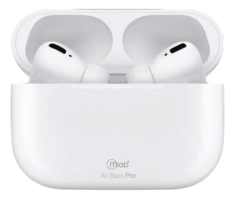 AUDIFONO BLUETOOTH AIR BASS PRO BLANCO CON MICROFONO - 1