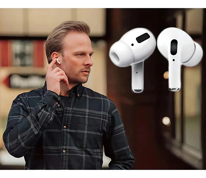 AUDIFONO BLUETOOTH AIR BASS PRO BLANCO CON MICROFONO - 3