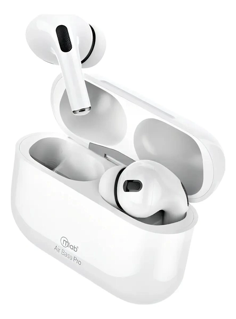 AUDIFONO BLUETOOTH AIR BASS PRO BLANCO CON MICROFONO - 4