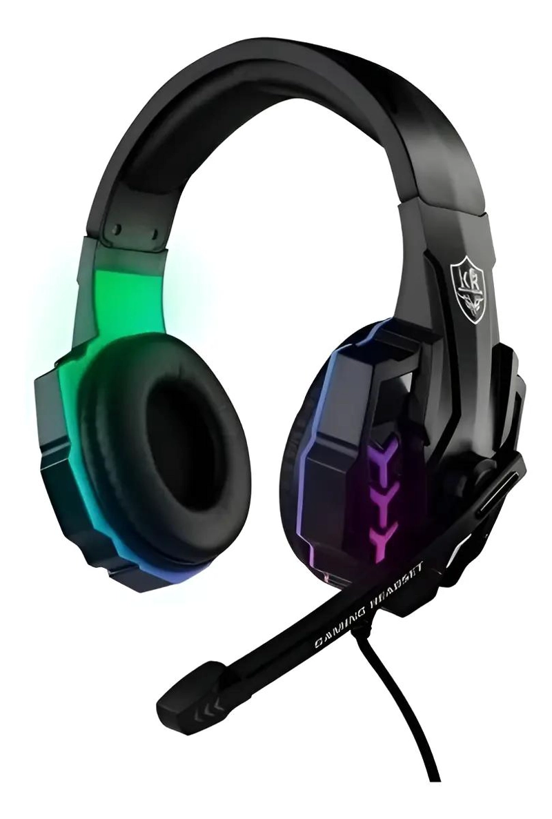 DIADEMA GAMER CON ILUMINACION RGB Y MICROFONO - 1