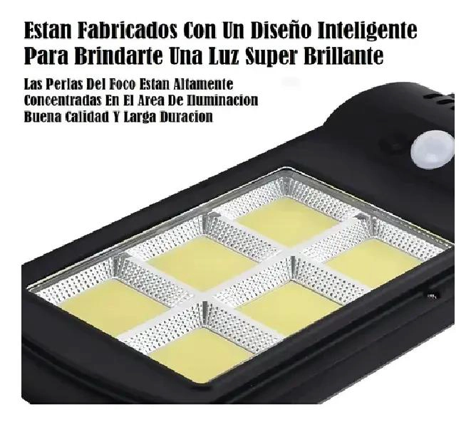 PACK DE FOCOS LED SOLARES CON SENSOR DE MOVIMIENTO - 2