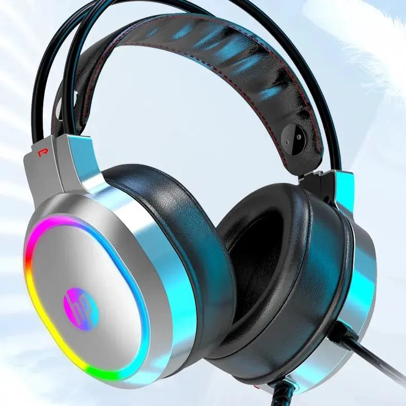 AUDIFONOS GAMER RGB USB PARA PC PS4 XBOX NEGRO - 3