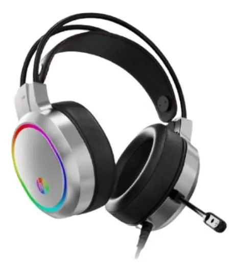 AUDIFONOS GAMER RGB USB PARA PC PS4 XBOX NEGRO - 4