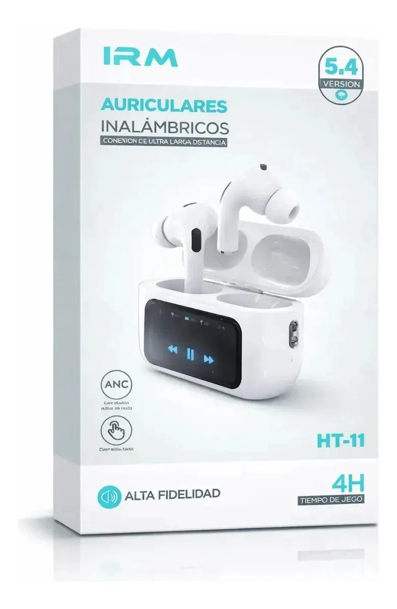 AUDIFONOS INALAMBRICOS CON PANTALLA Y BLUETOOTH 5.4 - 3