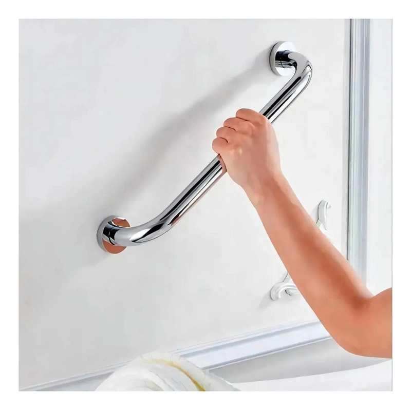 BARRA DE SEGURIDAD RECTA PARA DUCHA 50 CM ACERO INOX - 5