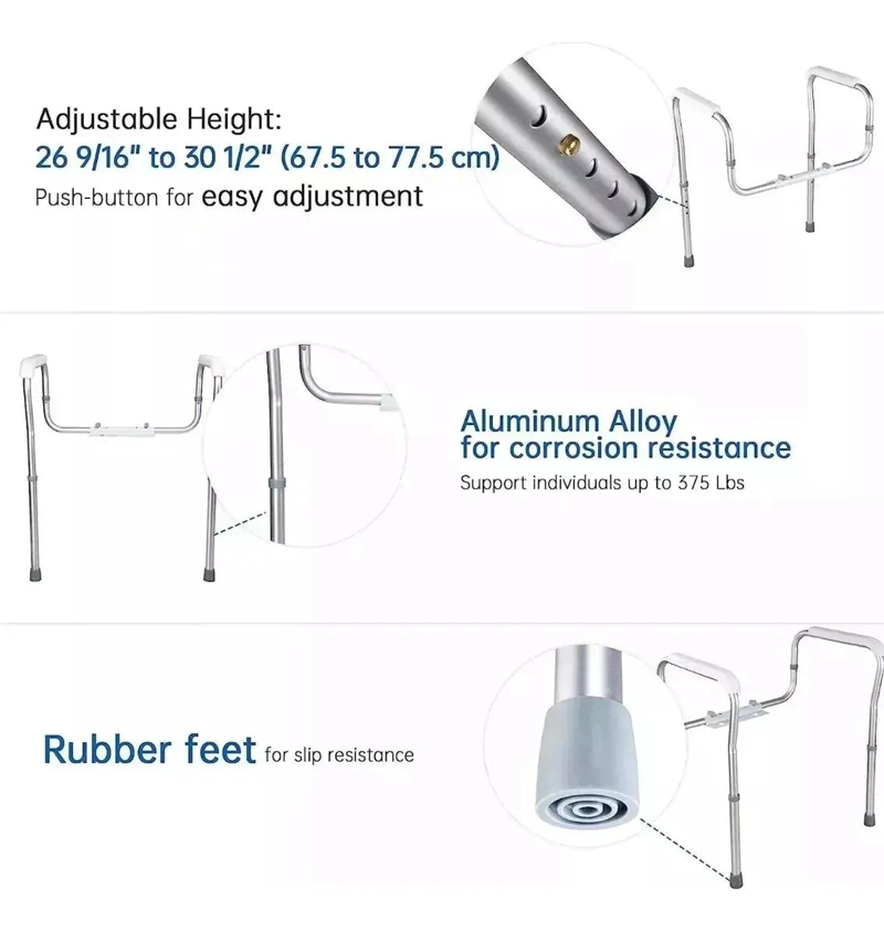BARRA DE APOYO PARA INODORO EN BAÑO - 5