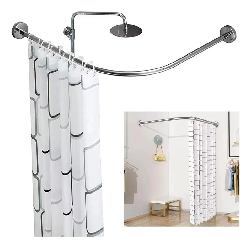BARRA EXTENSIBLE PARA CORTINA DE DUCHA ESQUINERA 60-95CM - 1
