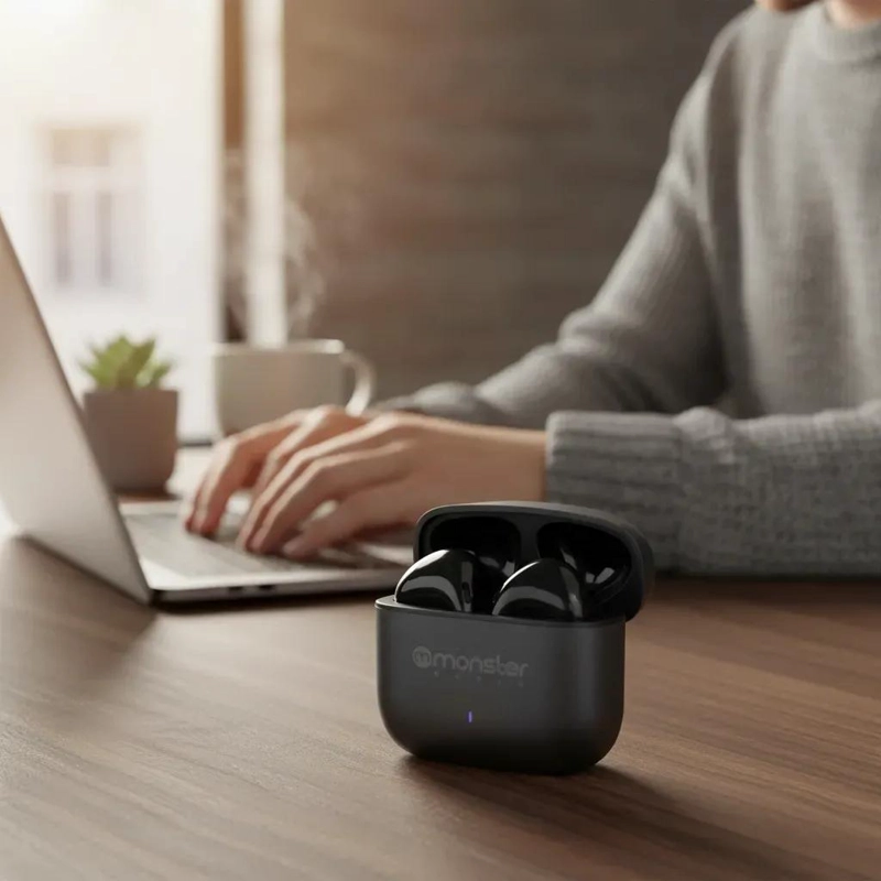 AUDIFONOS BLUETOOTH TRUE WIRELESS METAL GREY - 3