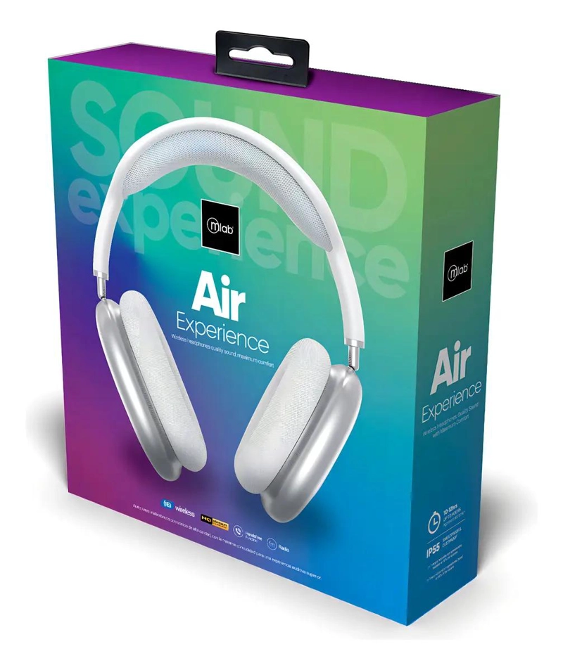 AUDIFONOS BLUETOOTH AIR EXPERIENCE COLOR PLATEADO - 4