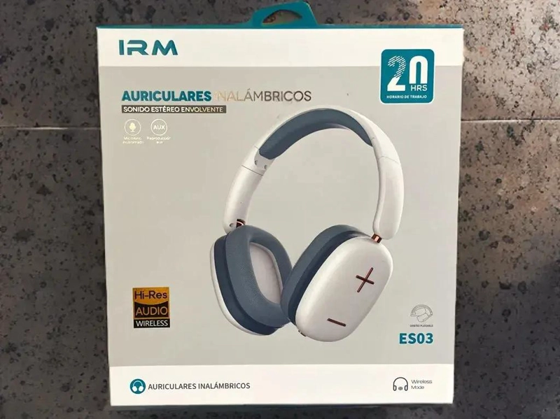AUDIFONOS BLUETOOTH INALAMBRICOS ES04 NEGRO - 4