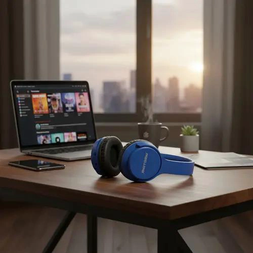 AUDIFONOS INALAMBRICOS BLUETOOTH CON MICROFONO Y CONTROL - 3