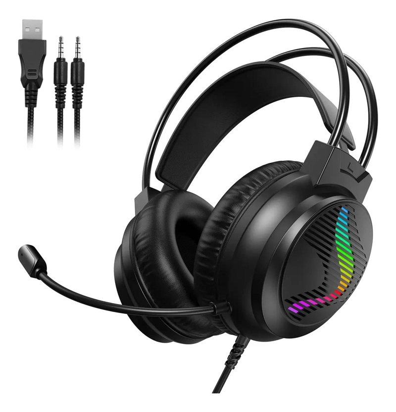 AURICULARES GAMING BLUETOOTH CON MICROFONO Y DRIVERS 50MM - 1