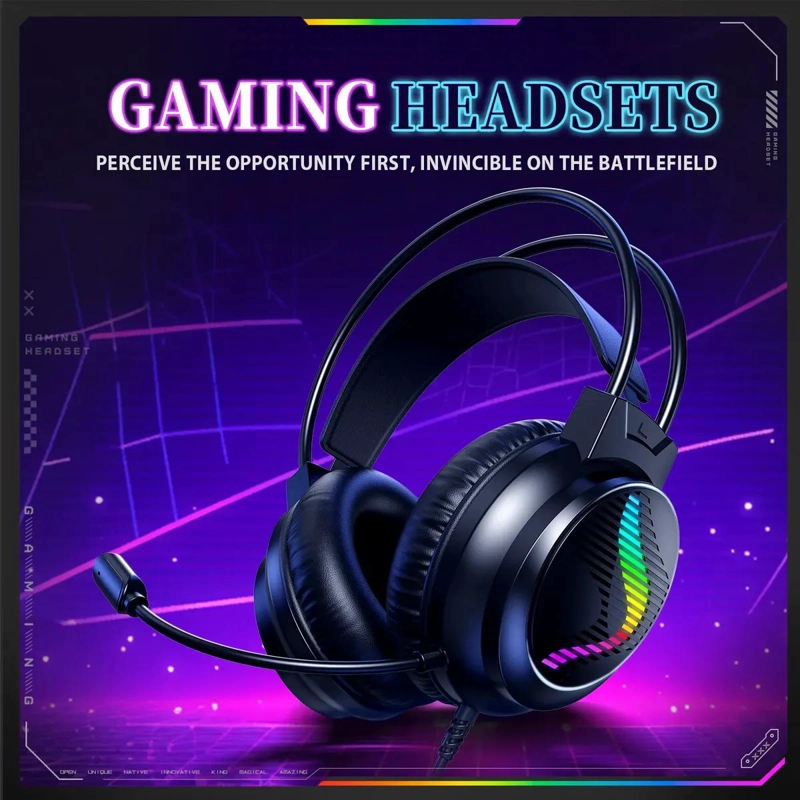 AURICULARES GAMING BLUETOOTH CON MICROFONO Y DRIVERS 50MM - 5