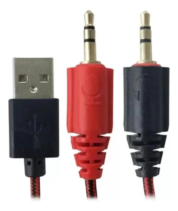 AUDIFONOS GAMER HI FI CON CONEXION 3.5MM Y USB - 3