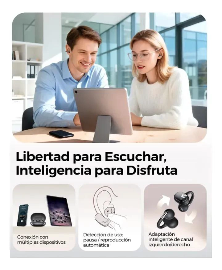 AUDIFONOS CLIP1 HI-RES CON LDAC Y DOLBY AUDIO - 4