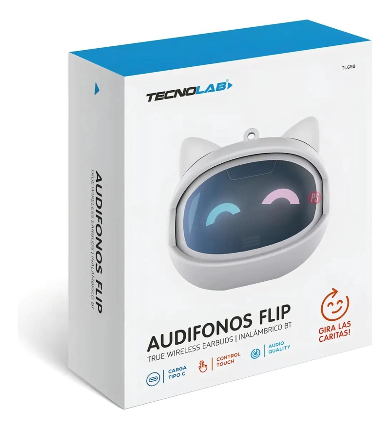 AUDIFONOS BLUETOOTH FLIP ROBOT CON MICROFONO - 4