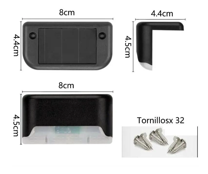 PACK 16 LAMPARAS LED SOLARES PARA EXTERIOR - 5
