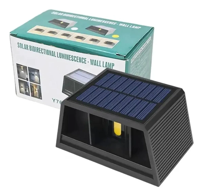 APLIQUE SOLAR DOBLE CARA PARA EXTERIORES - 3