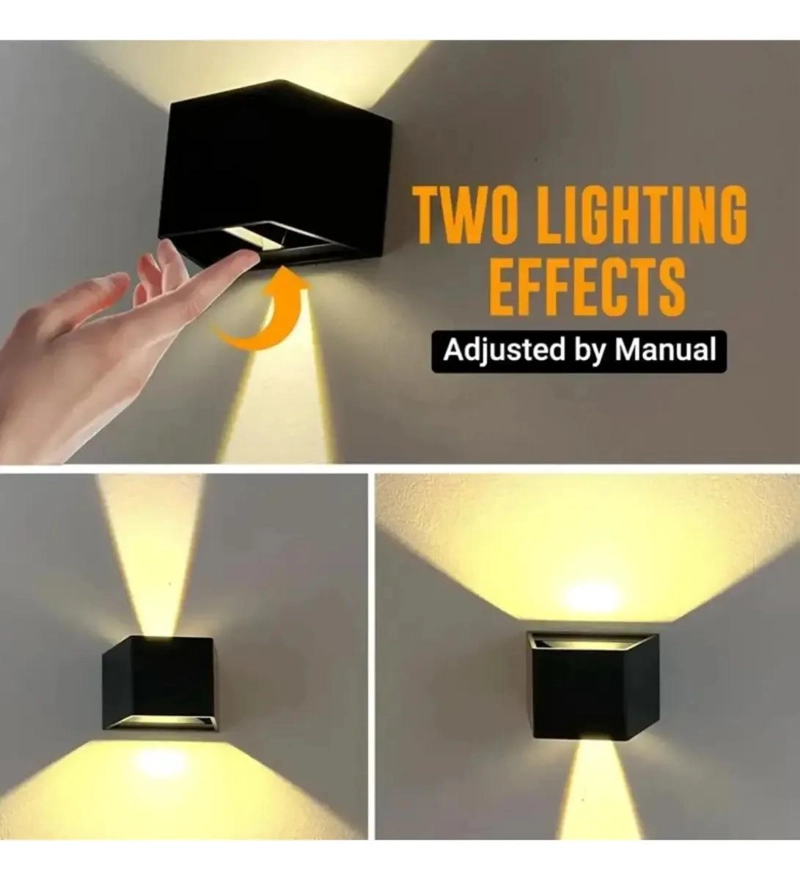 APLIQUE SOLAR DOBLE CARA PARA EXTERIORES - 4