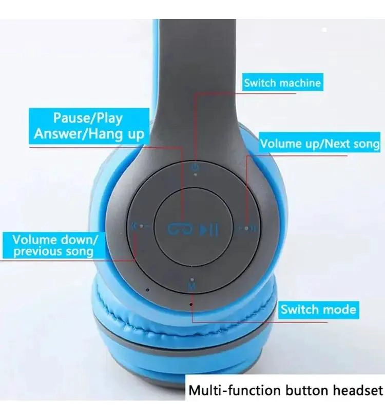 AUDIFONOS BLUETOOTH P47 STEREO INALAMBRICOS CON RADIO YMP - 4