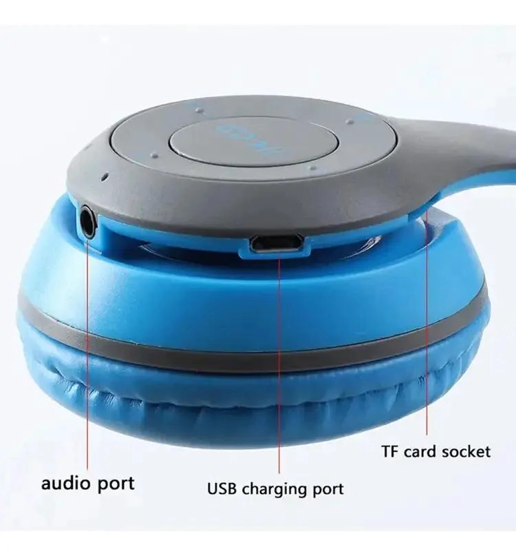 AUDIFONOS BLUETOOTH P47 STEREO INALAMBRICOS CON RADIO YMP - 5