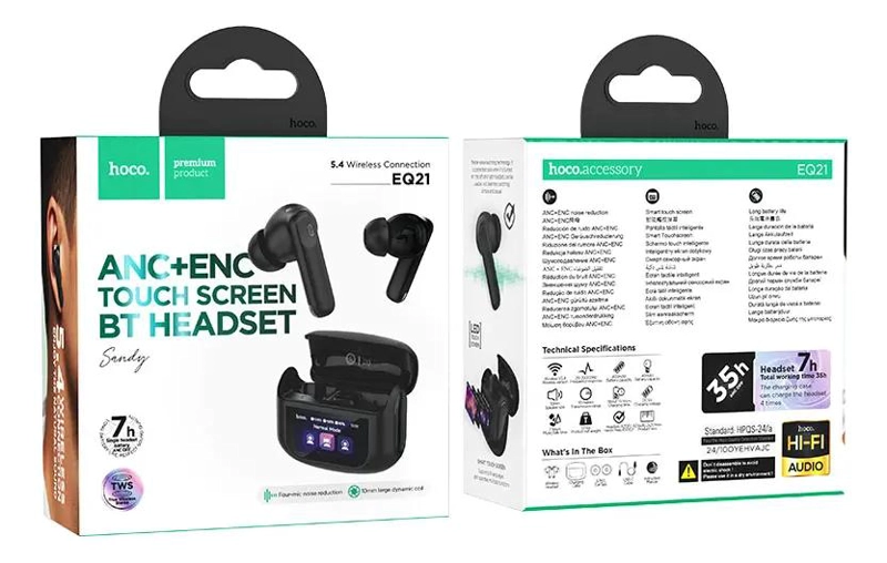 AUDIFONOS BLUETOOTH CON PANTALLA LED Y CANCELACION DE RUE - 4