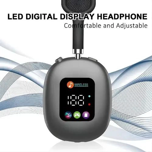 AURICULARES INALAMBRICOS CON PANTALLA DIGITAL Y RGB - 2
