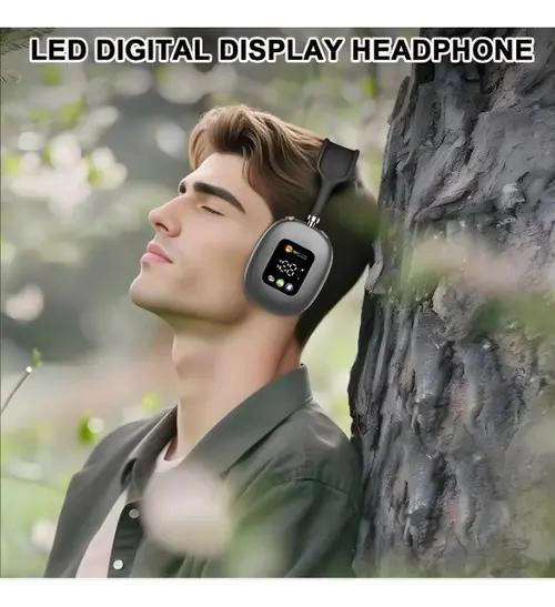 AURICULARES INALAMBRICOS CON PANTALLA DIGITAL Y RGB - 3