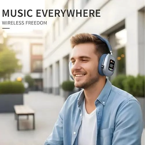 AURICULARES INALAMBRICOS CON PANTALLA DIGITAL Y RGB - 4