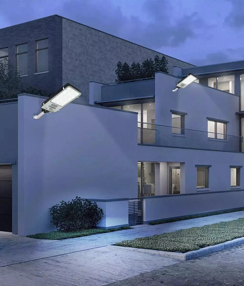 FOCO SOLAR 1000W LUZ LED EXTERIOR CON SOPORTE BLANCO - 3