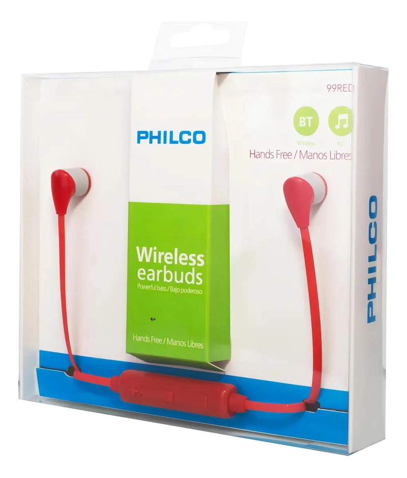AUDIFONO BLUETOOTH ESTE REO COLOR ROJO - 1