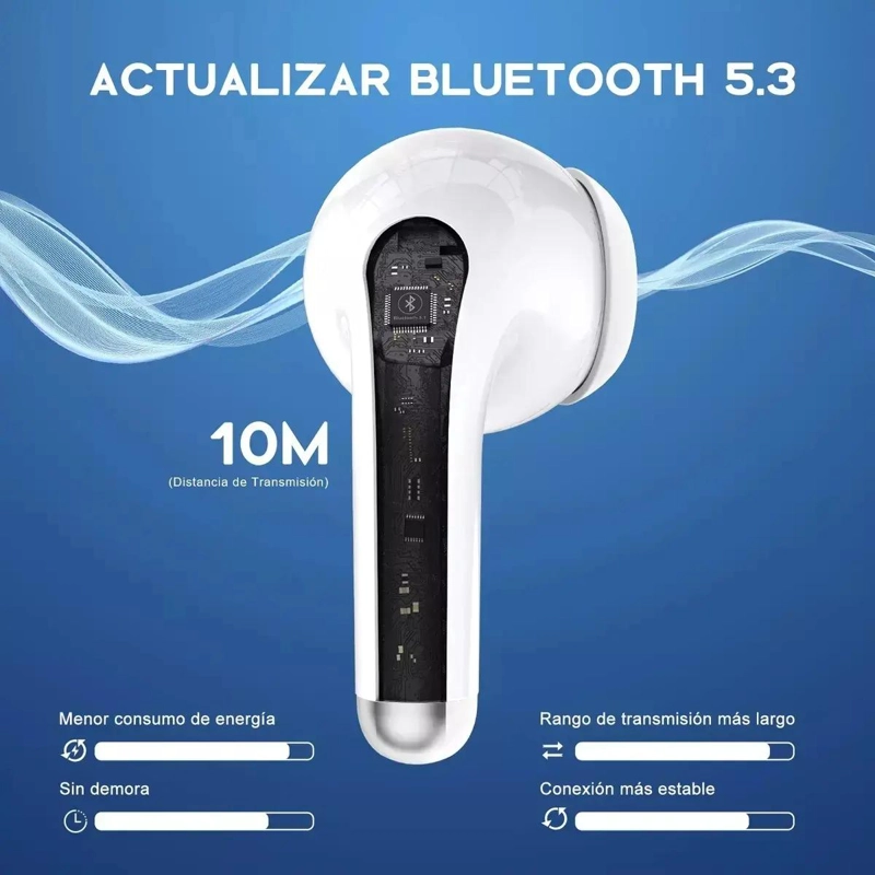 AUDIFONOS INALAMBRICOS BLUETOOTH 5.3 RECARGABLES - 2