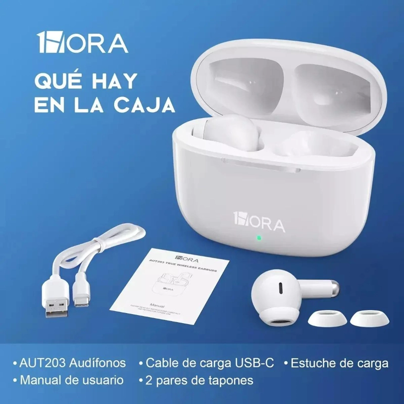 AUDIFONOS INALAMBRICOS BLUETOOTH 5.3 RECARGABLES - 4