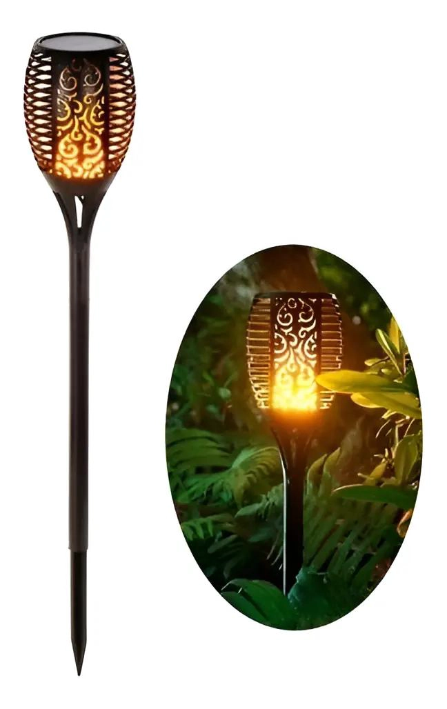 ANTORCHA SOLAR LED DE 78 CM PARA EXTERIORES - 2