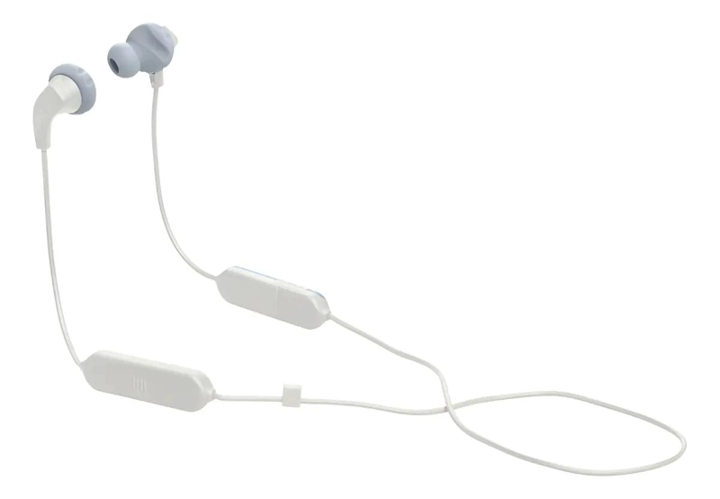 AUDIFONOS DEPORTIVOS INALAMBRICOS BLUETOOTH BLANCOS - 1
