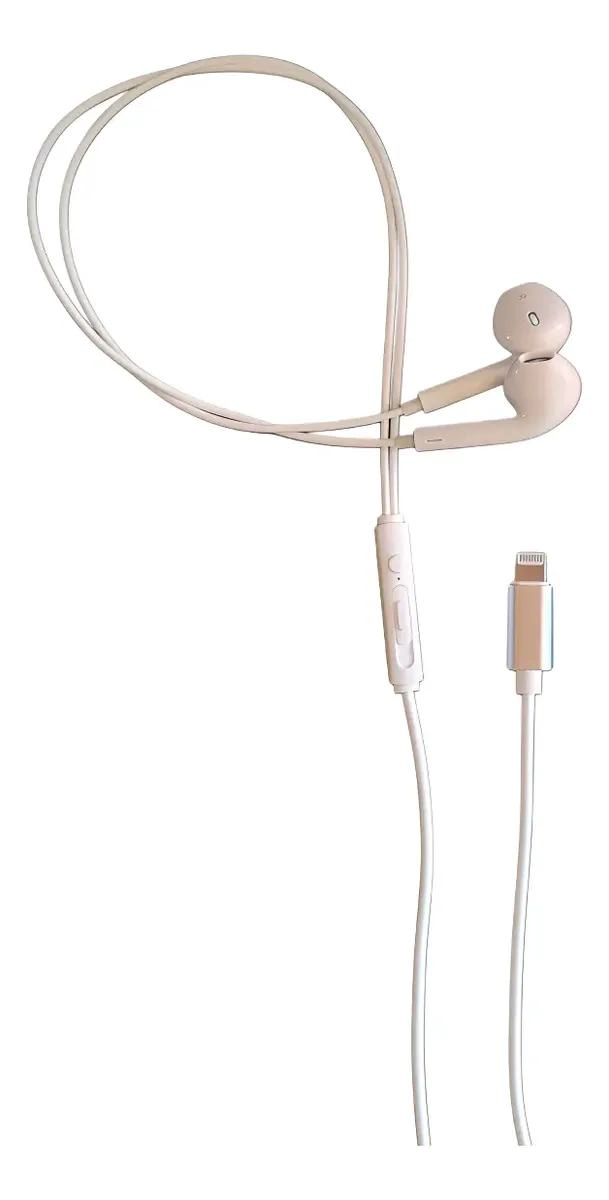 AUDIFONOS ALAMBRICOS PARA IPHONE SIN GOMA - 1