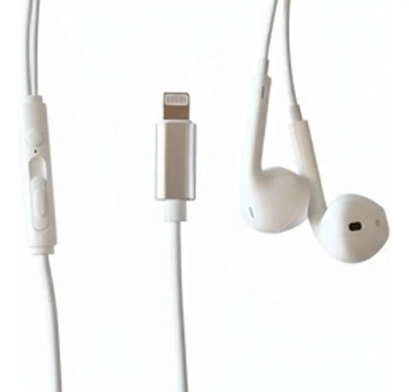 AUDIFONOS ALAMBRICOS PARA IPHONE SIN GOMA - 2