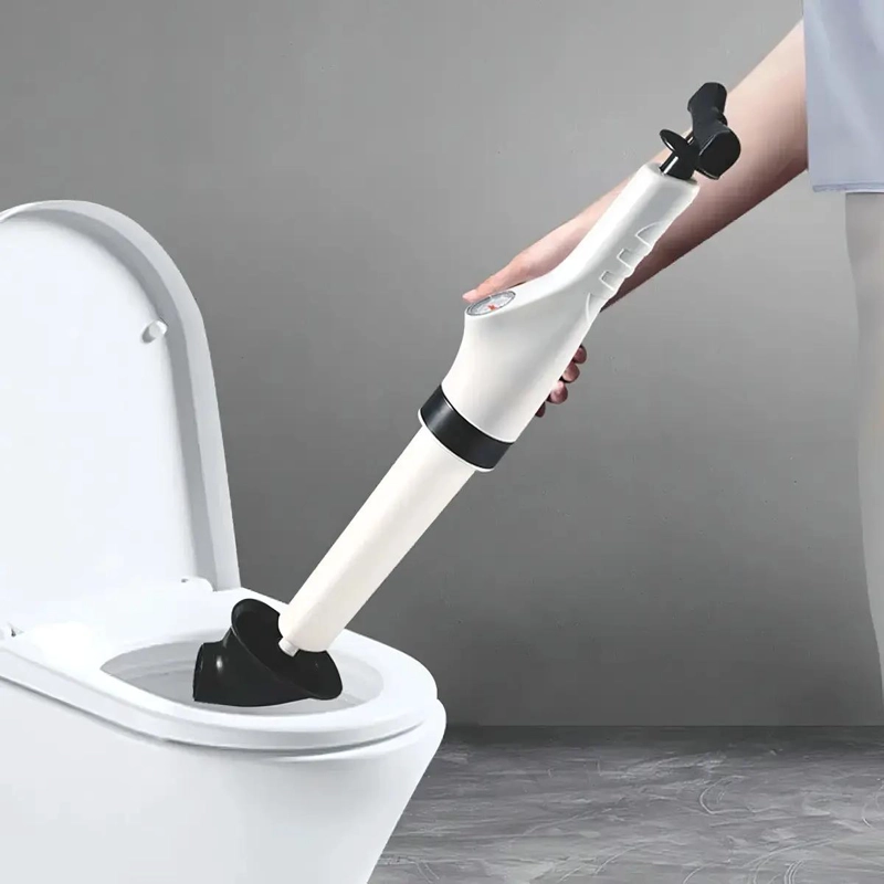 DESTAPADOR CON MANOMETRO Y 3 VENTOSAS PARA BAÑO Y COCINA - 4