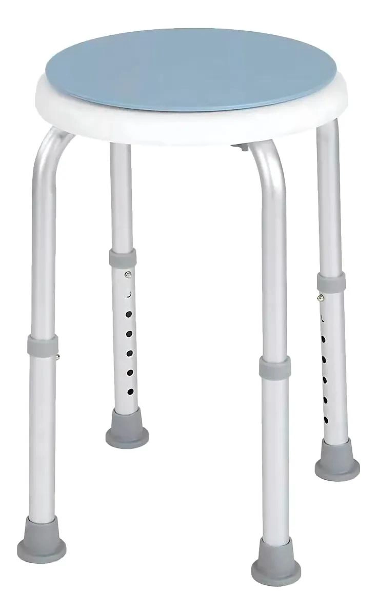 SILLA DE DUCHA GIRATORIA 360° ALUMINIO REDONDA 103 CM - 1