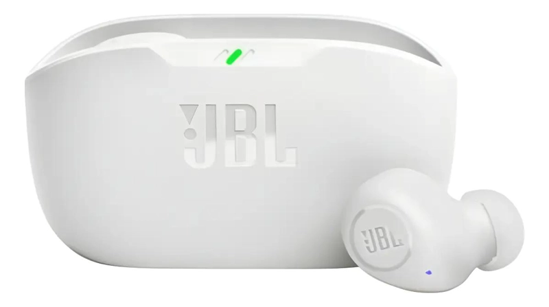 AUDIFONOS BLUETOOTH WAVE BUDS BLANCO CON 32 HORAS DE USO - 1