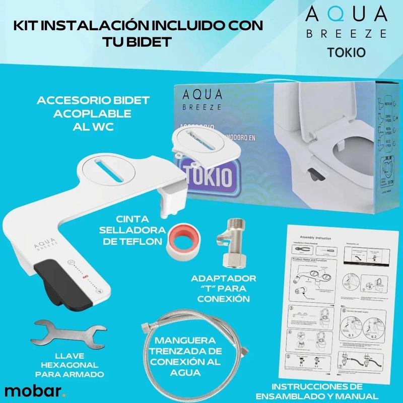 BIDET DUCHA ARABE PARA INODORO CON LAVADO - 3