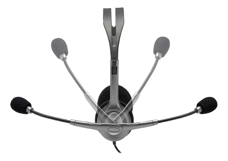 AUDIFONO DIADEMA CON MICROFONO Y CONECTOR JACK 3.5MM - 5