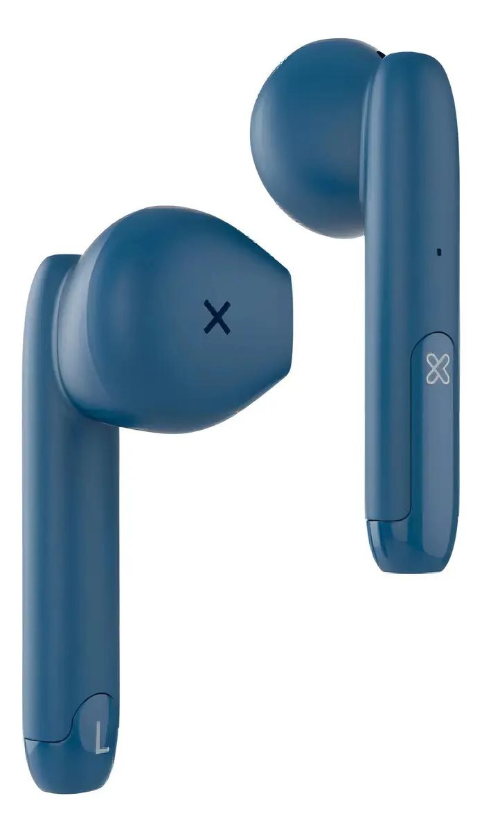 AURICULARES INALAMBRICOS IN-EAR TWS CON MICROFONO AZUL - 1