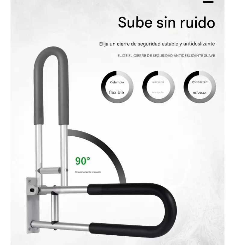 BARRA DE SEGURIDAD ABATIBLE PARA DISCAPACITADOS ACERO INO - 4